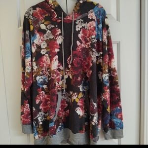 Gilli Floral Hooded Sweatshirt